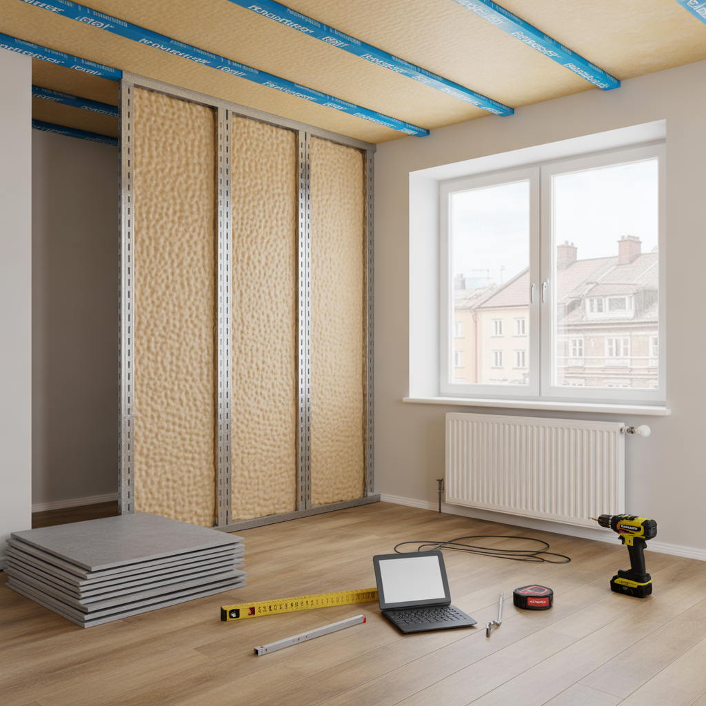 bygga lattvagg med stalreglar guide till ljud och kostnad