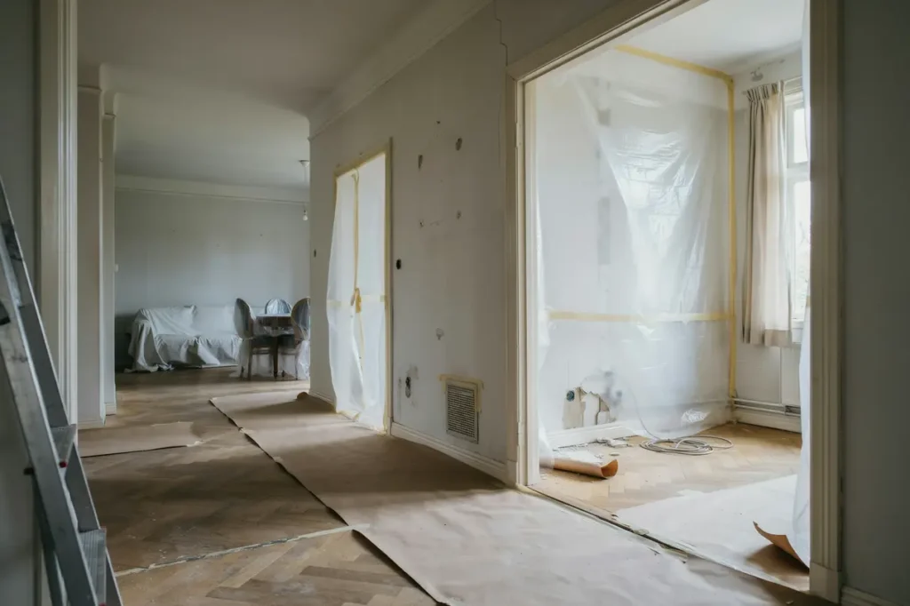 dammfri rivning hemma s skyddar du m bler ventilation och familj under renoveringen